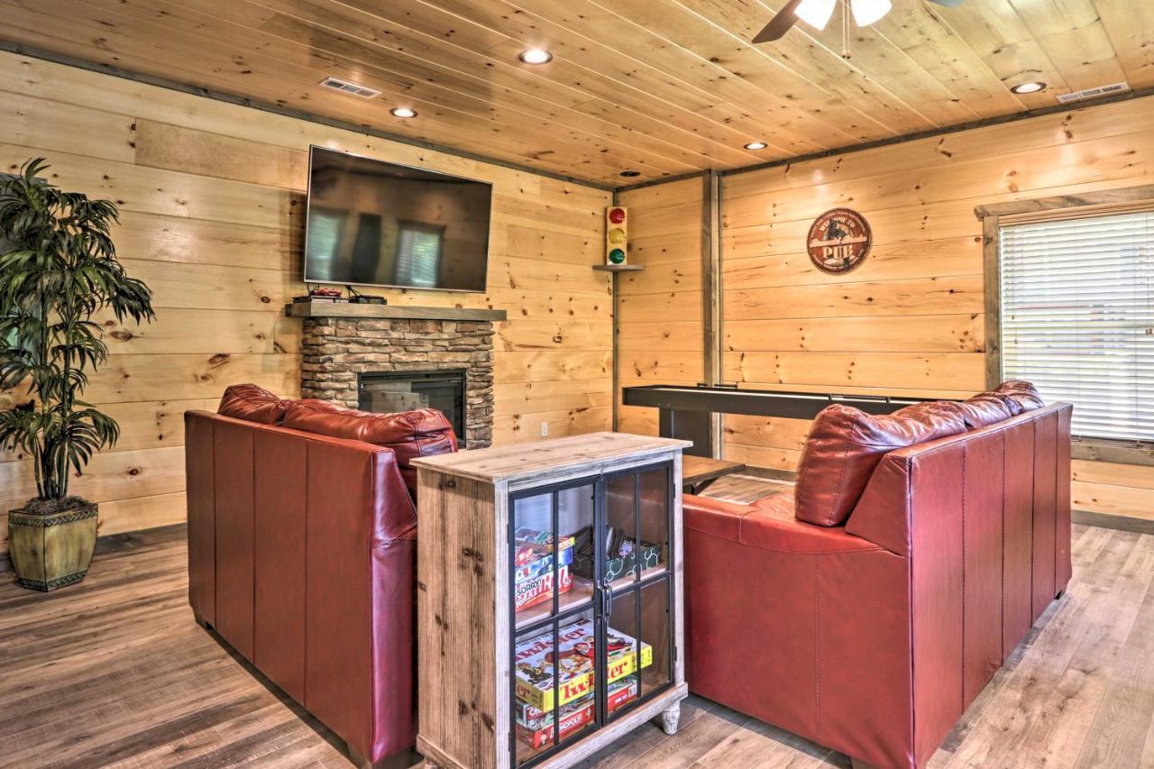 Modern Cabin With Hot Tub And Game Room In Gatlinburg! Exterior foto
